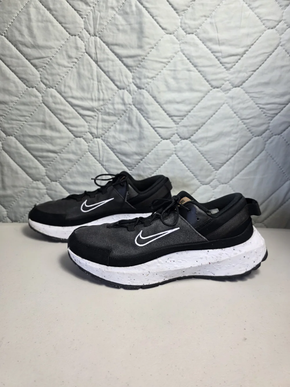 Nike Crater Remixa Shoes Sneakers Black Men's Size 10 Recycled Content